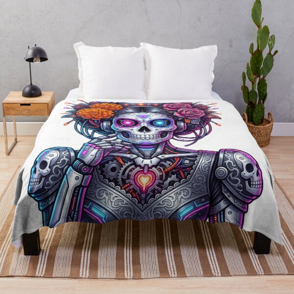 Item preview, Cyber Catrina Future Día de los Muertos designed and sold by obalartsMerch.