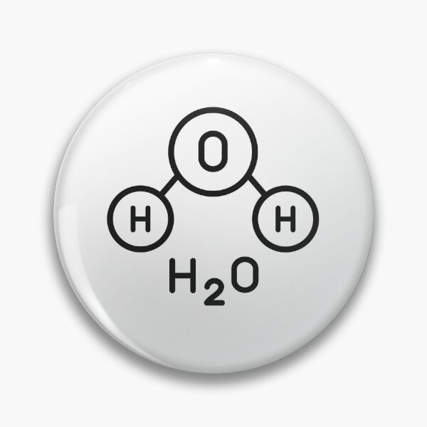 Item preview, Water Molecule H2O Line Icon designed and sold by VectorForge Studio.