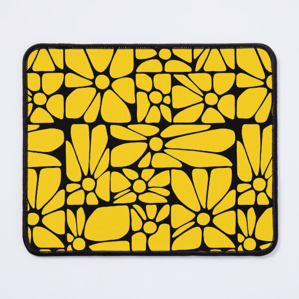 Item preview, Funky Flowers Pattern Yellow designed and sold by Abyssal Wares.