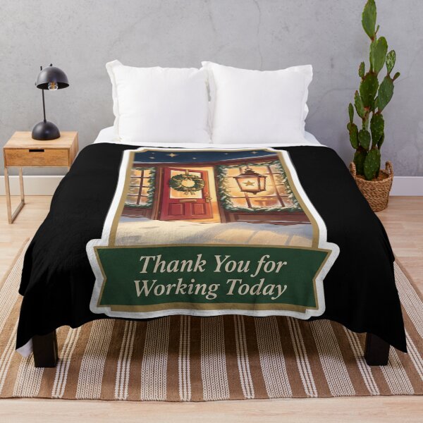 Item preview, Thank You for Working Today - Retail Christmas designed and sold by TheCalmEdit.