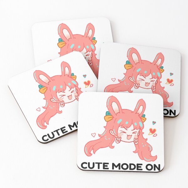 Item preview, Cute Mode On - Kawaii Bunny Girl Design designed and sold by walbayzon.