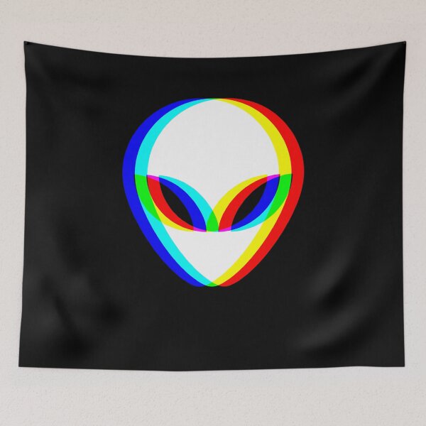 Item preview, Retro Trippy Alien Rave designed and sold by charoen-design.