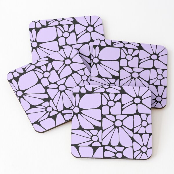 Item preview, Funky Flowers Pattern Purple designed and sold by Abyssal Wares.