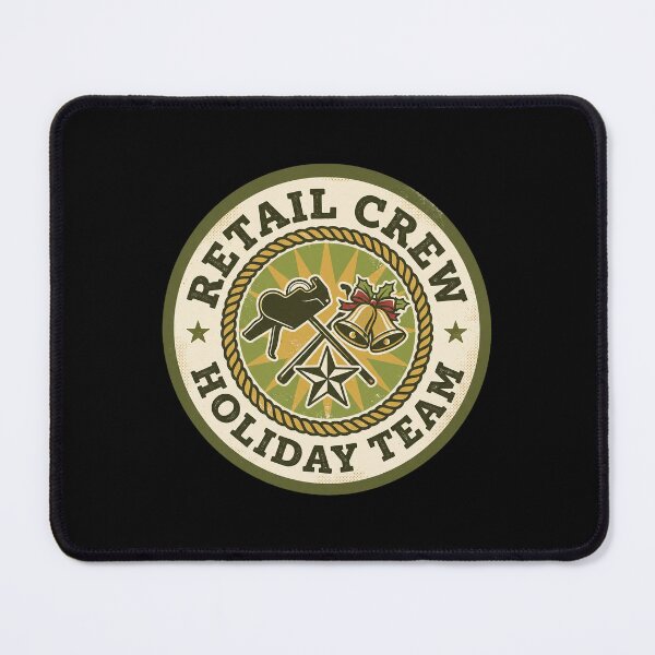 Item preview, Retail Crew Holiday Team - Retro Retail Badge designed and sold by TheCalmEdit.