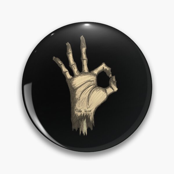 Item preview, Okay Scar-E-Moji (Sepia Edition) Vintage Horror Emoji designed and sold by Grimmlar.