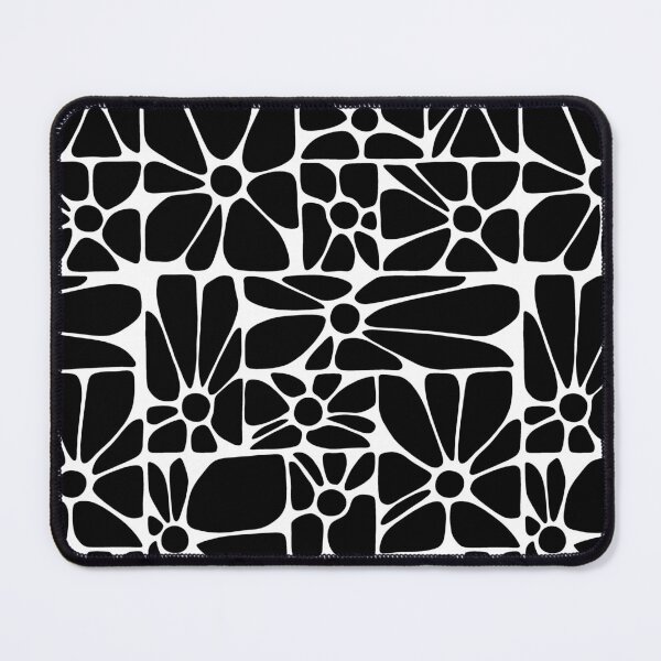 Item preview, Funky Flowers Pattern Black designed and sold by Abyssal Wares.