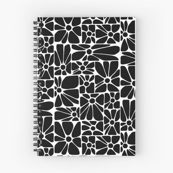 Item preview, Funky Flowers Pattern Black designed and sold by Abyssal Wares.