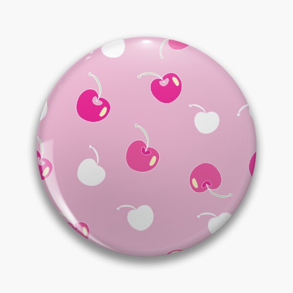 Item preview, Cherry festival tossed pattern in pinks designed and sold by Quiet Waters Design.