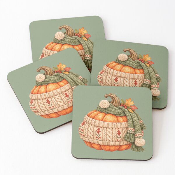 Item preview, Cozy Knit Sweater Pumpkin Cottagecore Autumn Cute Thanksgiving Design designed and sold by MagicMakerPh.