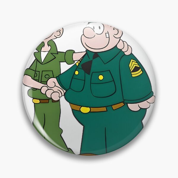 Item preview, Classic Beetle Bailey and Sarge Funny Military Cartoon Art designed and sold by ToBeAttractive.