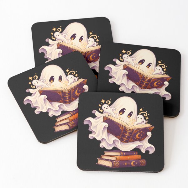 Item preview, Bookish Ghost Reading Magical Tales designed and sold by DreamagineArtDesign.