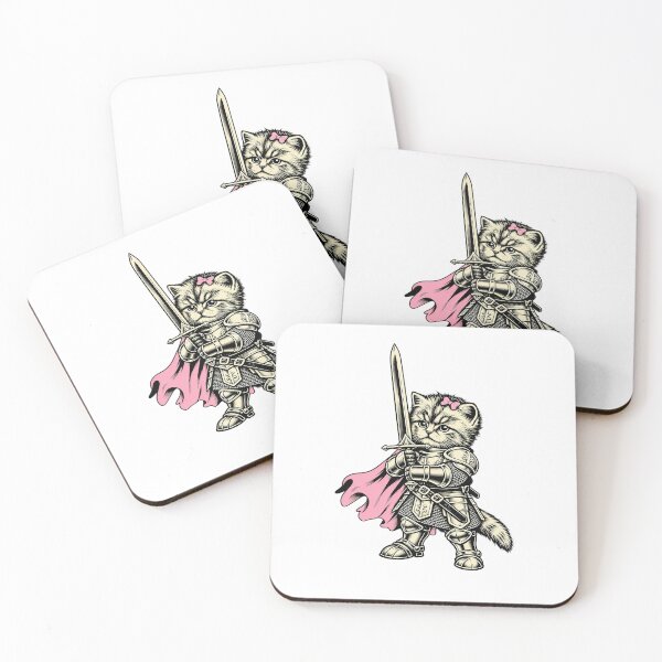 Item preview, Knight Kitten Warrior Cat Internet Viral designed and sold by ellapaintcoast.