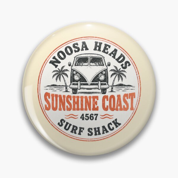 Item preview, Noosa Heads Sunshine Coast Surf Shack Kombi Van Tee designed and sold by Yellowriversss.