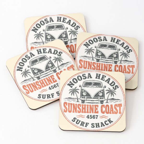 Item preview, Noosa Heads Sunshine Coast Surf Shack Kombi Van Tee designed and sold by Yellowriversss.