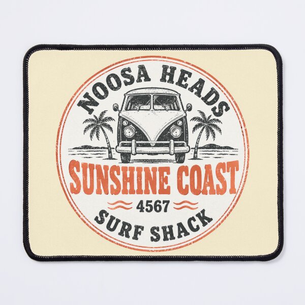 Item preview, Noosa Heads Sunshine Coast Surf Shack Kombi Van Tee designed and sold by Yellowriversss.