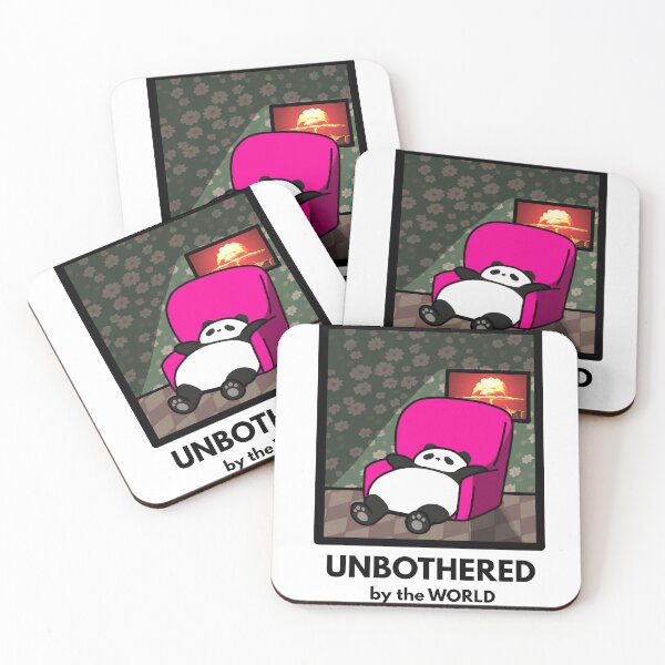 Item preview, Unbothered Panda - Funny Chill Apocalypse Meme Design designed and sold by JEVANStudio.