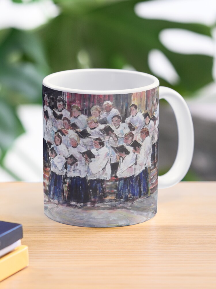 Thumbnail 1 of 6, Coffee Mug, Church Choir Singing - Art Prints & Gifts designed and sold by ballet-dance.
