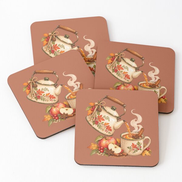 Item preview, Spiced Apple Cider Kettle Pour Cottagecore Autumn Mug Cozy Thanksgiving Design designed and sold by MagicMakerPh.