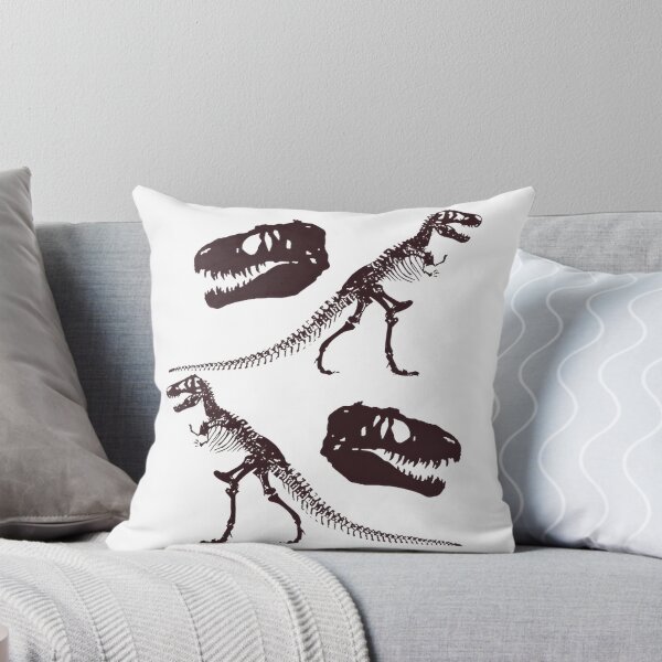 Item preview, T Rex Skeleton Illustration Dinosaur Fossil Artwork Design designed and sold by ToBeAttractive.