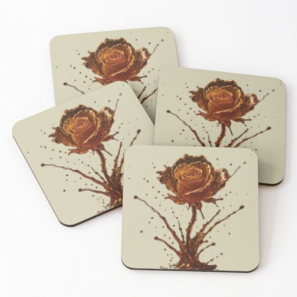 Item preview, Molten Gold Rose: Fluid Floral Art designed and sold by Catfcreations.