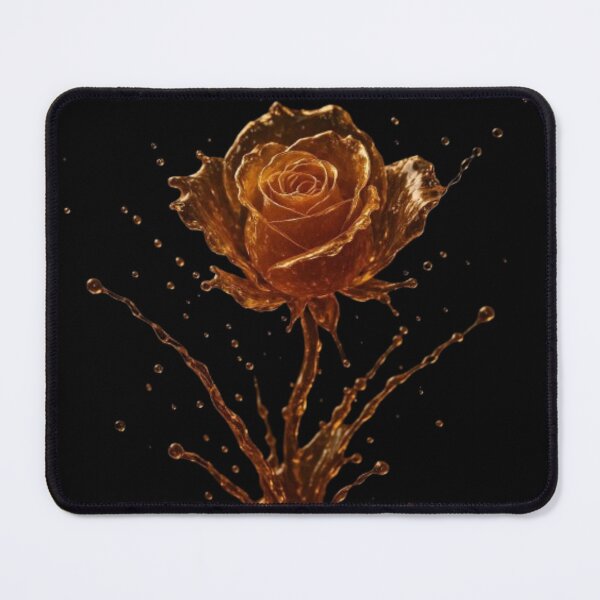 Item preview, Molten Gold Rose: Fluid Floral Art designed and sold by Catfcreations.