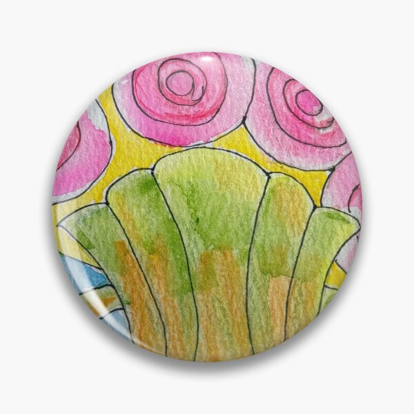 Item preview, Mixed media retro 1960s Diana vase floral still life art number 13/40 designed and sold by WildLadyWood.