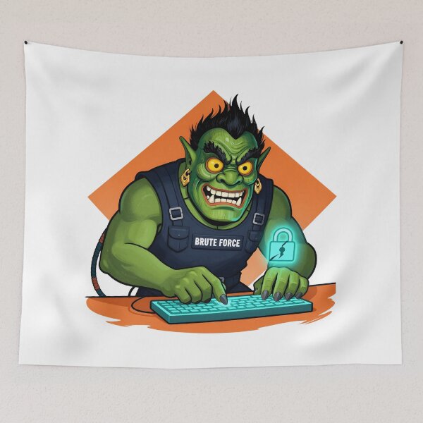 Item preview, Buto Ijo Brute Force Penetration Tester Ogre designed and sold by Odd Even Number.