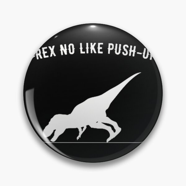 Item preview, Funny T Rex Dinosaur Cartoon Saying No Like Push Ups Humorous Workout Design designed and sold by ToBeAttractive.