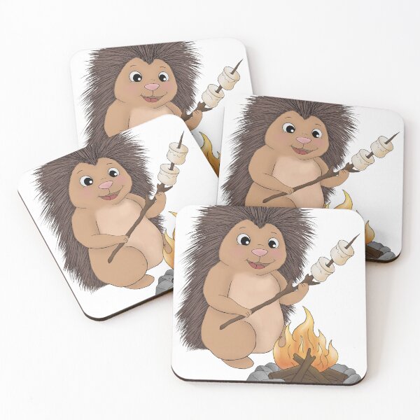 Item preview, S'more Trouble- Porcupine Roasting S'mores designed and sold by aleecyam.