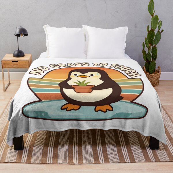 Item preview, No Grass To Touch Confused Penguin Antarctica designed and sold by Odd Even Number.
