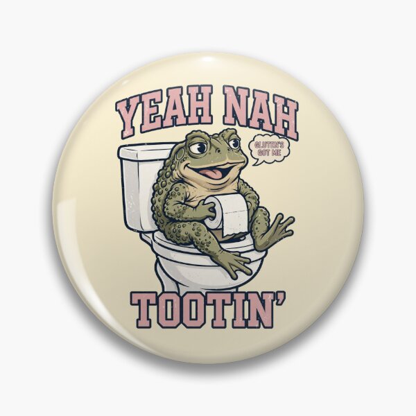 Item preview, Yeah Nah Tootin Cane Toad Gluten Got Me Funny Tee designed and sold by Yellowriversss.