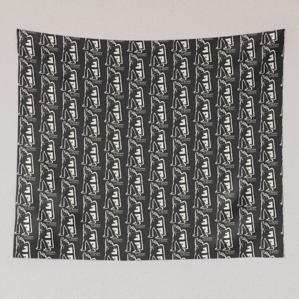 Item preview, Black and White Glam Rock T Rex Dinosaur Graphic Design designed and sold by ToBeAttractive.