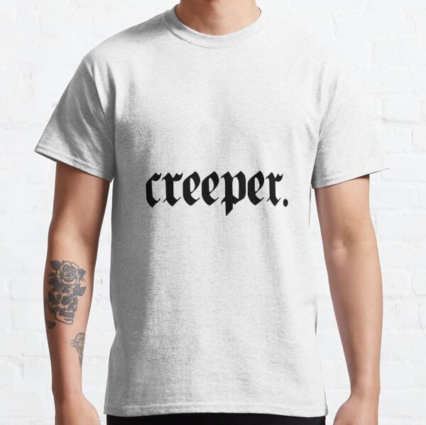 Creeper Birthday T Shirts Redbubble - creeper shirt human skin roblox