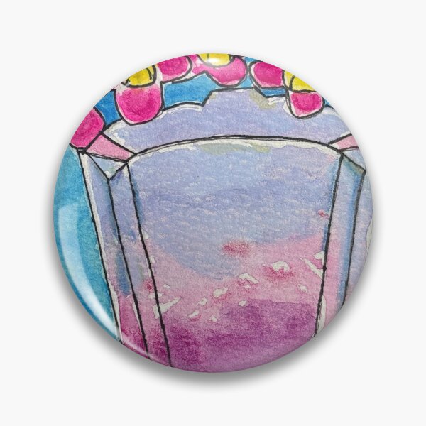 Item preview, Mixed media retro 1960s Diana vase floral still life art number 14/40 designed and sold by WildLadyWood.