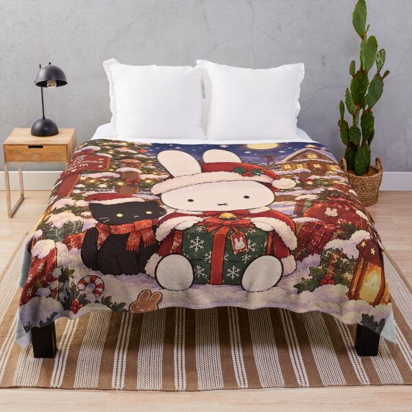 Item preview, Cozy Christmas Farm Santa Bunny Miffy Themed Inspired designed and sold by Cozy Moss Studio.