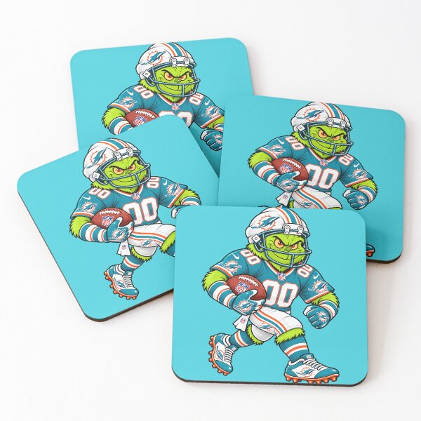 Item preview, Merry Grinchmas Funny Grinch Player Miami Dolphins Fans designed and sold by liajuenaetk.