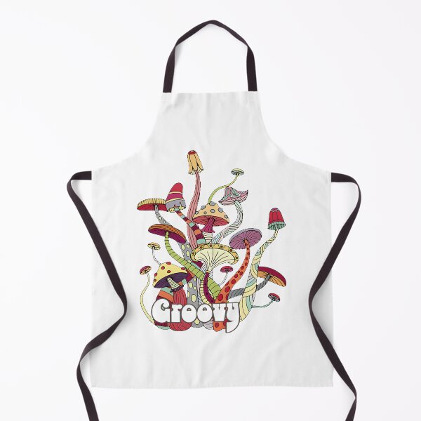 Artikelvorschau, Groovy, funky Mushrooms – Retro-Psychedelic-Design mit leuchtenden Farben entworfen und verkauft von LaskyShop.