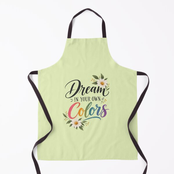 Item preview, Dream In Your Own Colors – Floral Rainbow Typography designed and sold by SeJaa.