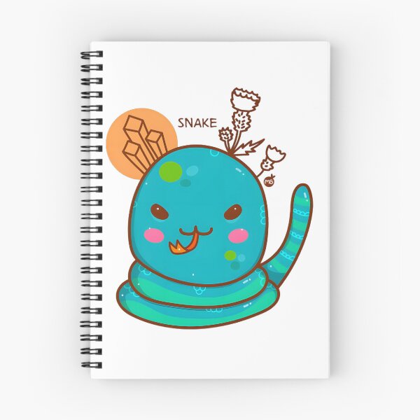 Item preview, Cute Turquoise Snake with Colorful Spots designed and sold by NHAllen79.