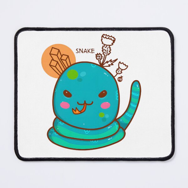 Item preview, Cute Turquoise Snake with Colorful Spots designed and sold by NHAllen79.