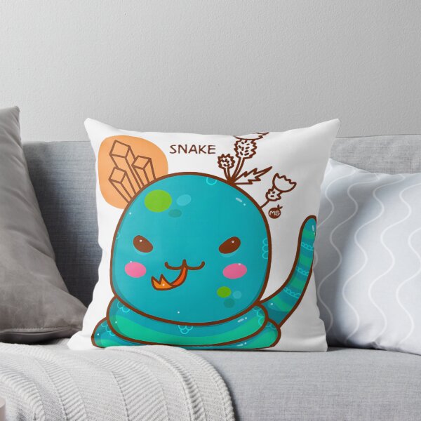 Item preview, Cute Turquoise Snake with Colorful Spots designed and sold by NHAllen79.