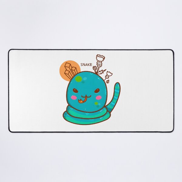 Item preview, Cute Turquoise Snake with Colorful Spots designed and sold by NHAllen79.