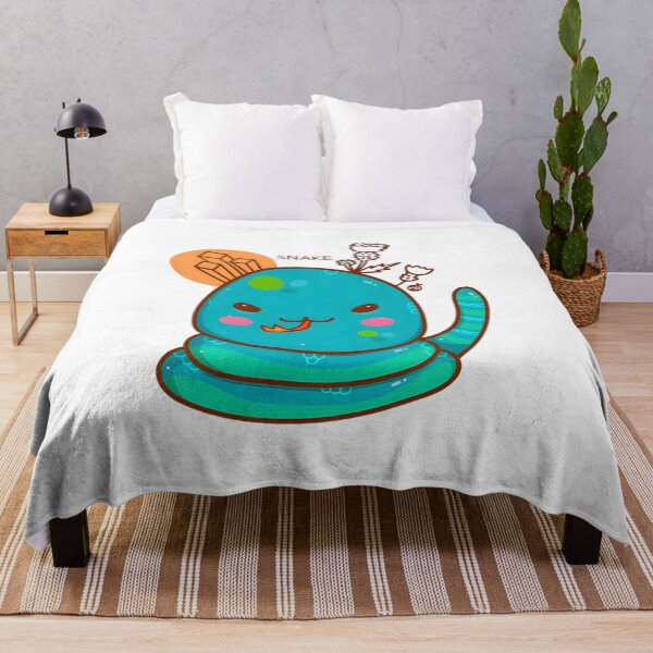 Item preview, Cute Turquoise Snake with Colorful Spots designed and sold by NHAllen79.