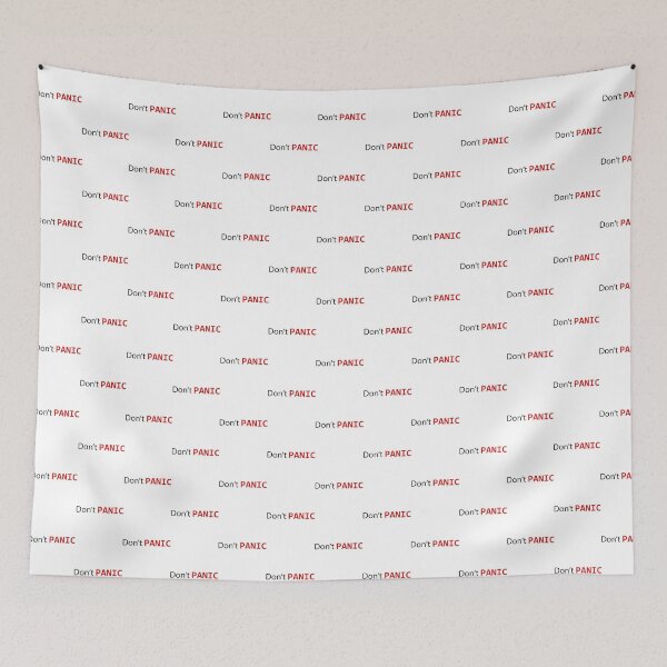 Item preview, Don't Panic Inspirational Quote Design for Stress Relief and Motivation designed and sold by jhongf.