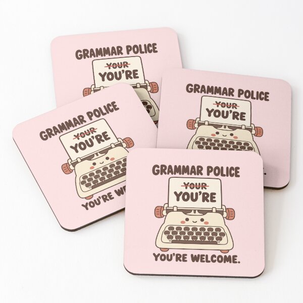Item preview, Grammar Police Typewriter – Cheeky Proofreader Appreciation Gift designed and sold by Im-Ara.