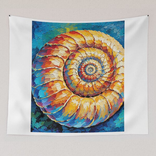 Item preview, Nautilus Shell Painting designed and sold by Markgeordie.