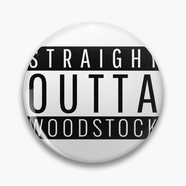 Item preview, Straight Outta Woodstock Retro Music Festival Inspired Graphic Design designed and sold by LaskyShop.