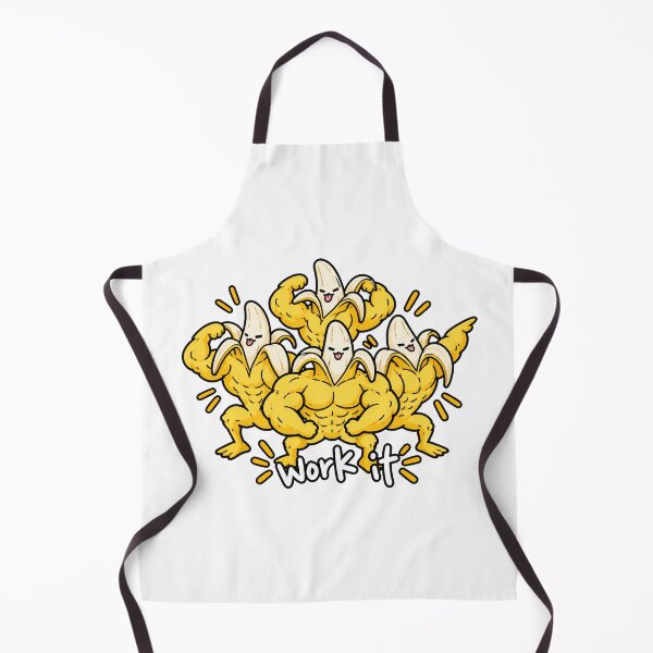 Item preview, Work It Banana Muscle Gym Humor designed and sold by MonkiFlipp.