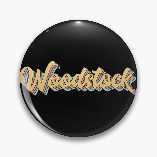 Item preview, Vintage Woodstock Retro Yellow Script Graphic Design designed and sold by LaskyShop.