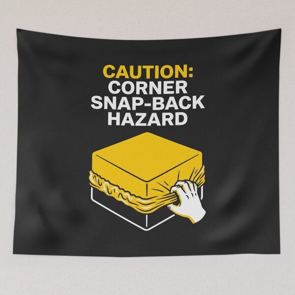 Item preview, Caution Corner Snap Back Hazard designed and sold by SplashTastic.